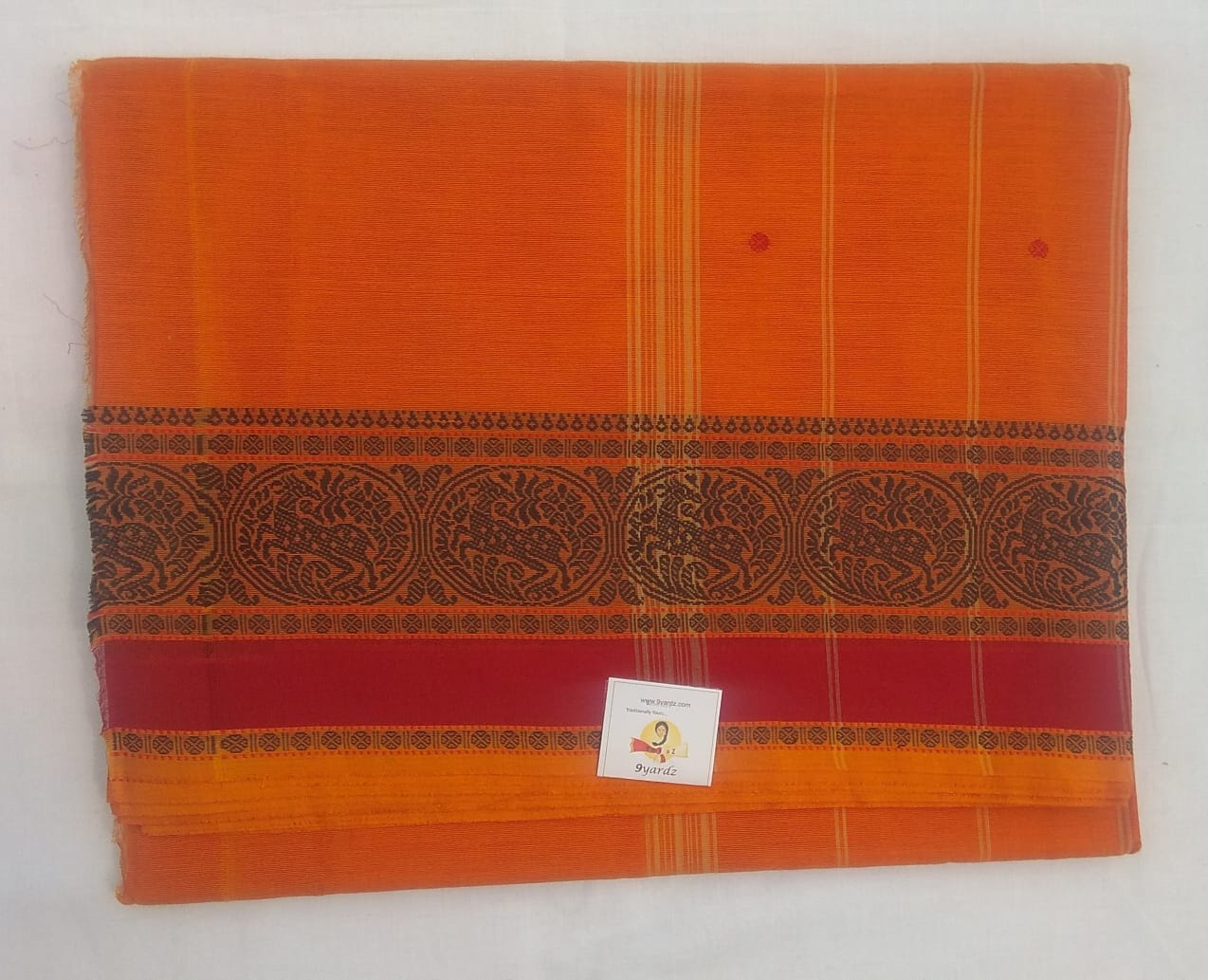 Chettinadu/ Karaikudi cotton 6 yards