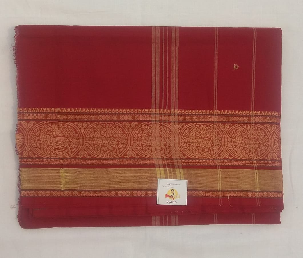 Chettinadu/ Karaikudi cotton 6 yards