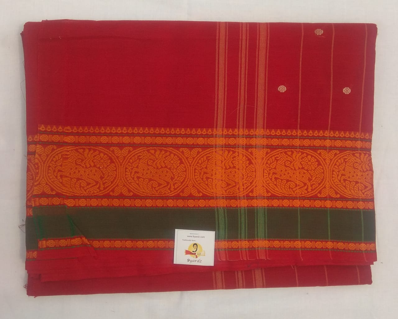 Chettinadu/ Karaikudi cotton 6 yards