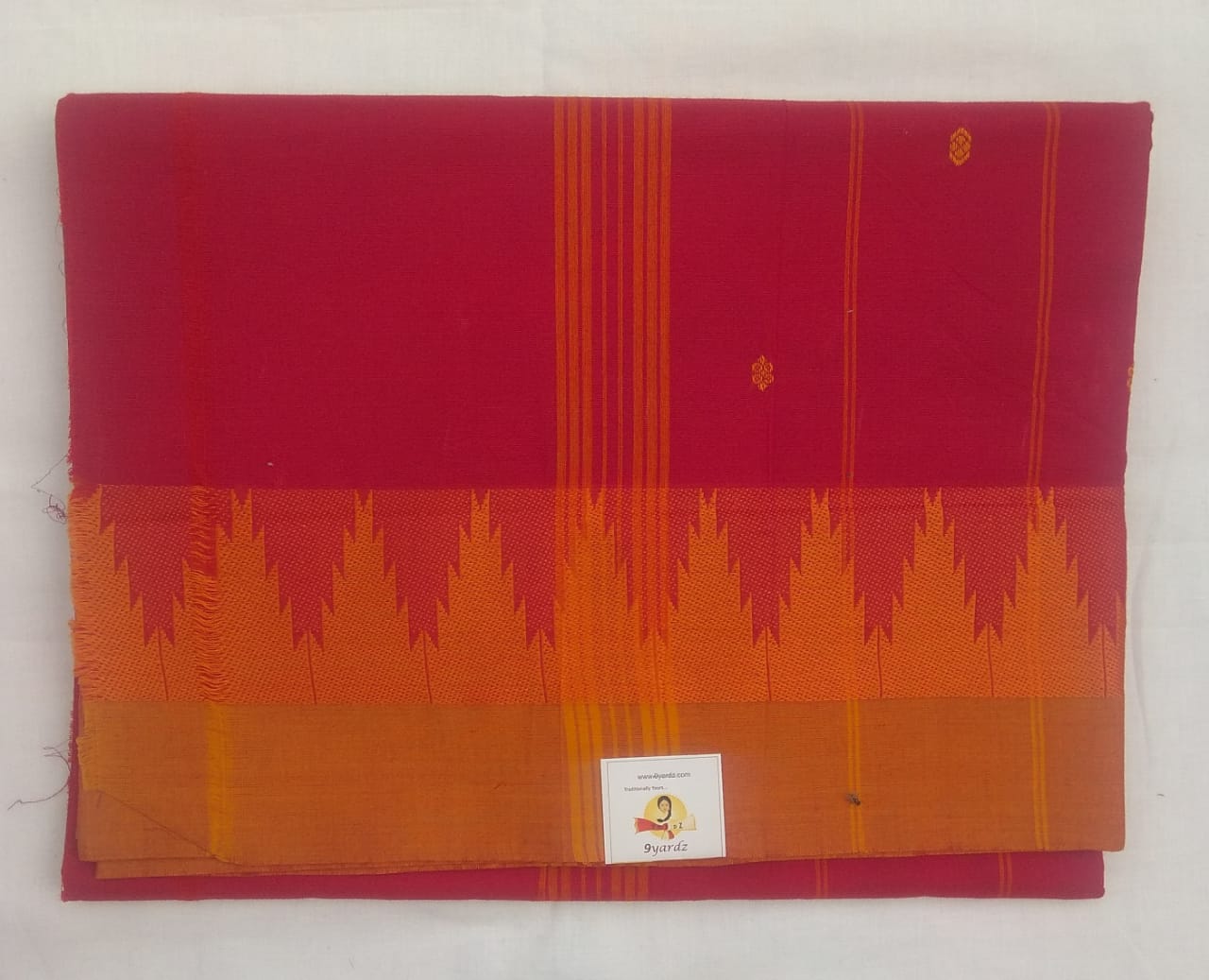 Chettinadu/ Karaikudi cotton 6 yards
