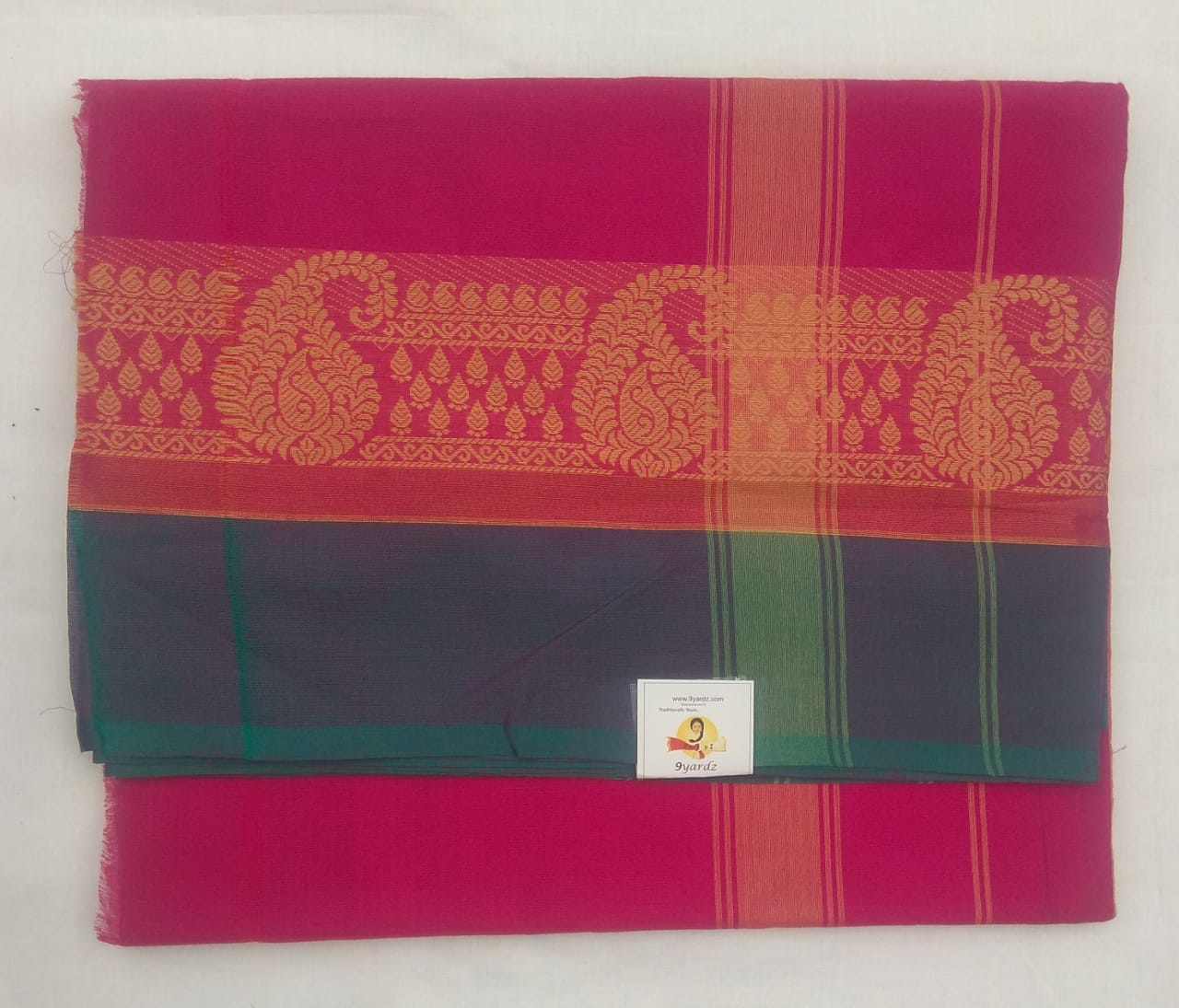 Chettinadu/ Karaikudi cotton 6 yards