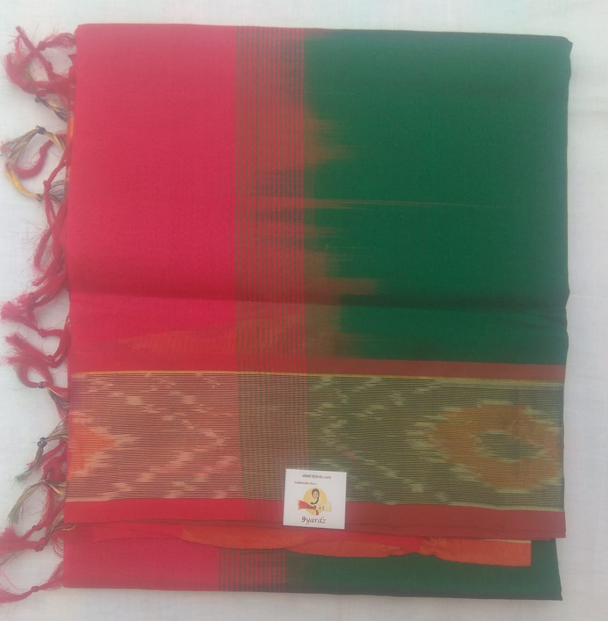 Pochampalli border- Andhra Silk Cotton 6 yards