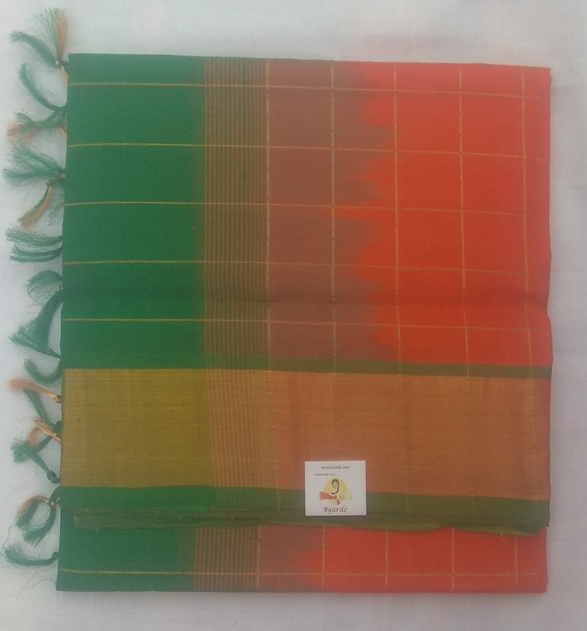 Jari kattam (body)- Andhra Silk Cotton 6 yards