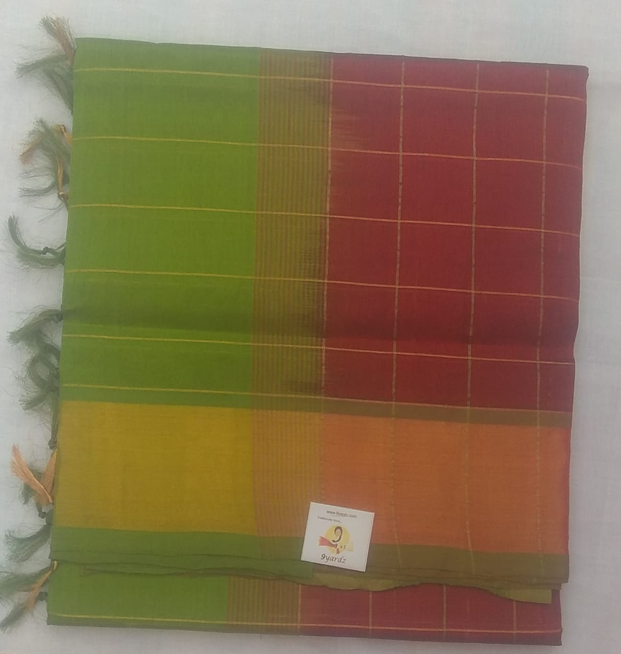 Jari kattam (body)- Andhra Silk Cotton 6 yards