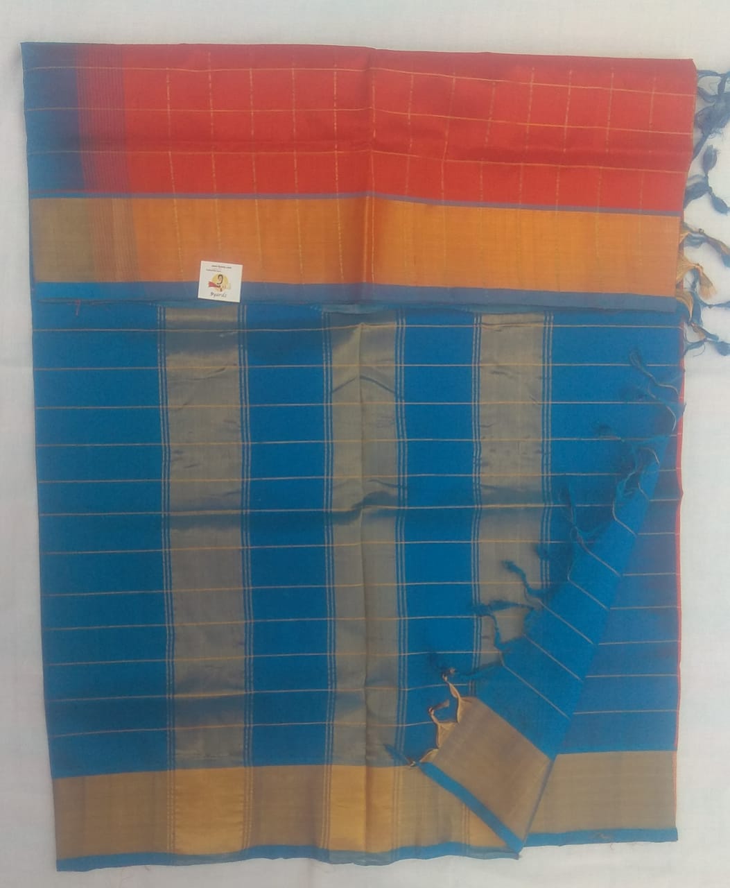 Jari kattam (body)- Andhra Silk Cotton 6 yards