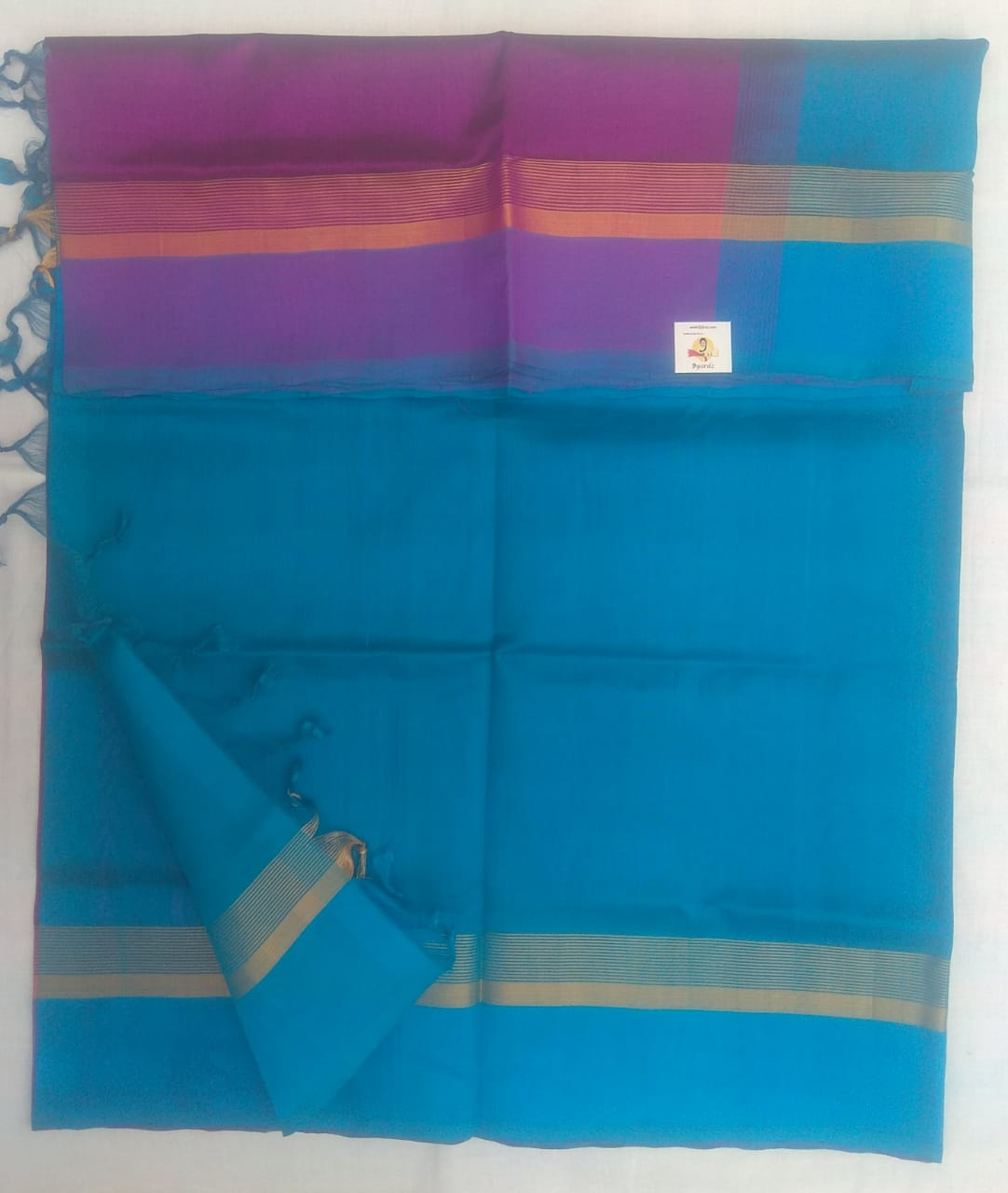Guddanj border- Andhra Silk Cotton 6 yards