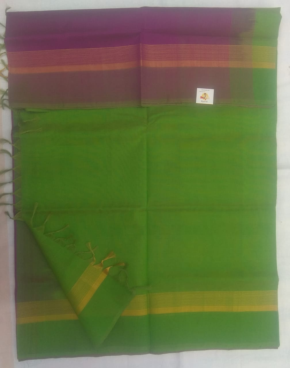 Guddanj border- Andhra Silk Cotton 6 yards