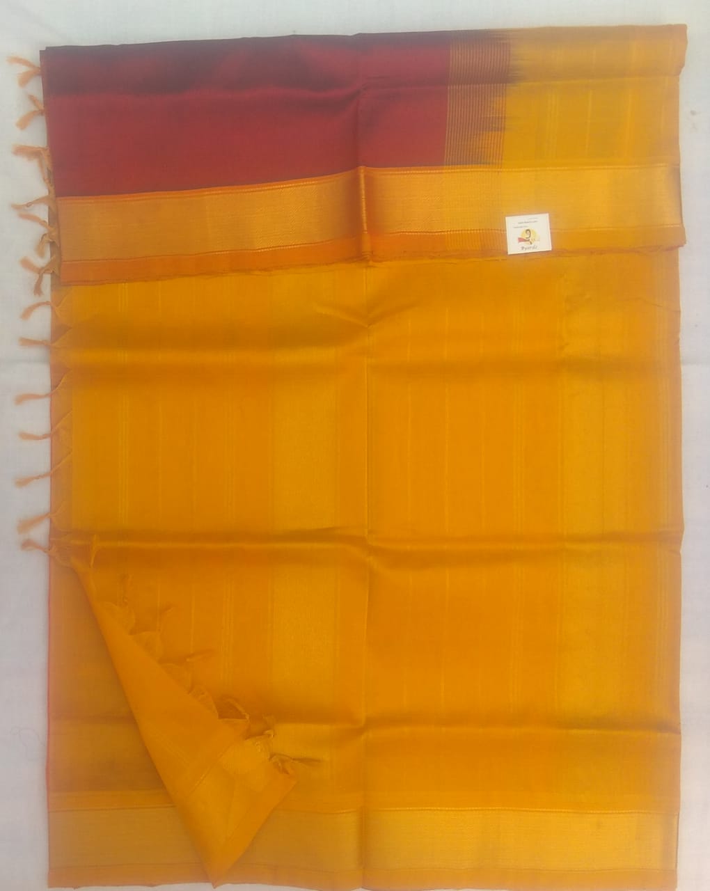 Kadi Jari Border- Andhra Silk Cotton 6 yards