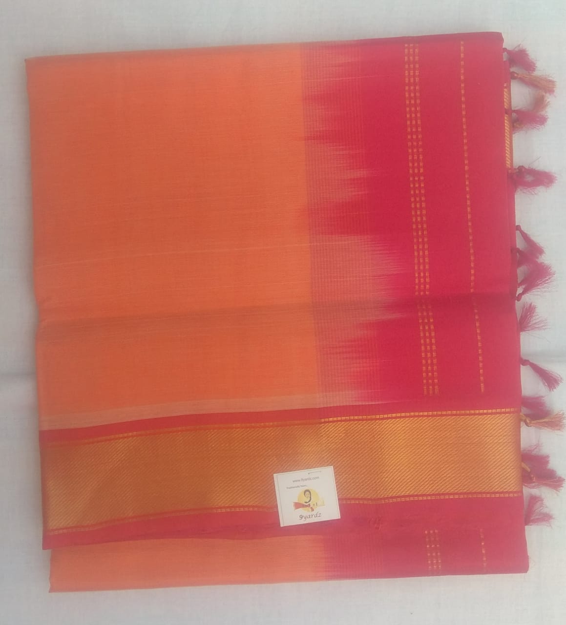 Kadi Jari border- Andhra Silk Cotton 6 yards
