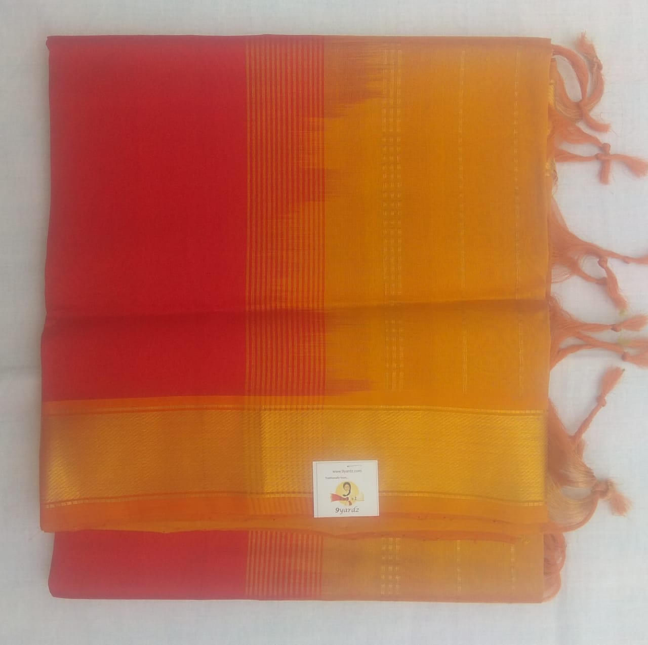 Kadi Jari border- Andhra Silk Cotton 6 yards