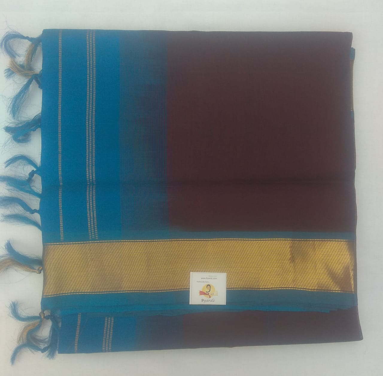 Kadi Jari border- Andhra Silk Cotton 6 yards