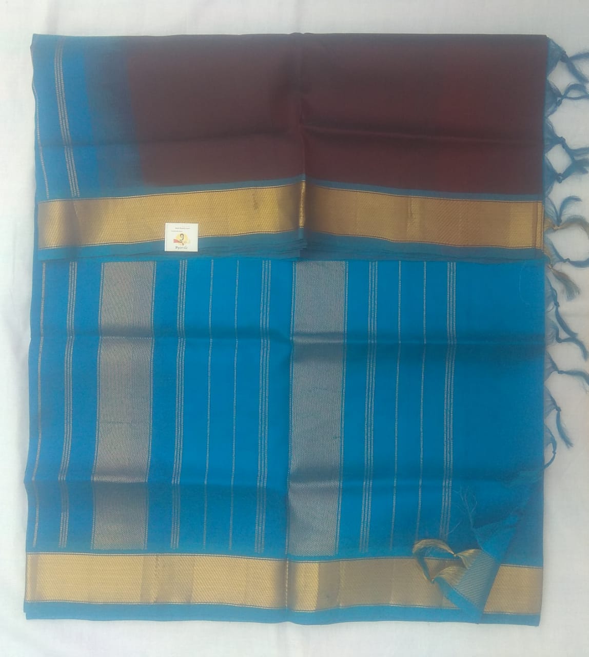 Kadi Jari border- Andhra Silk Cotton 6 yards