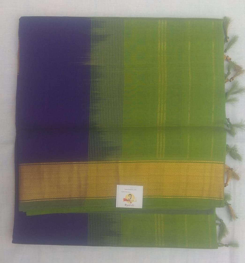 Kadi Jari border- Andhra Silk Cotton 6 yards