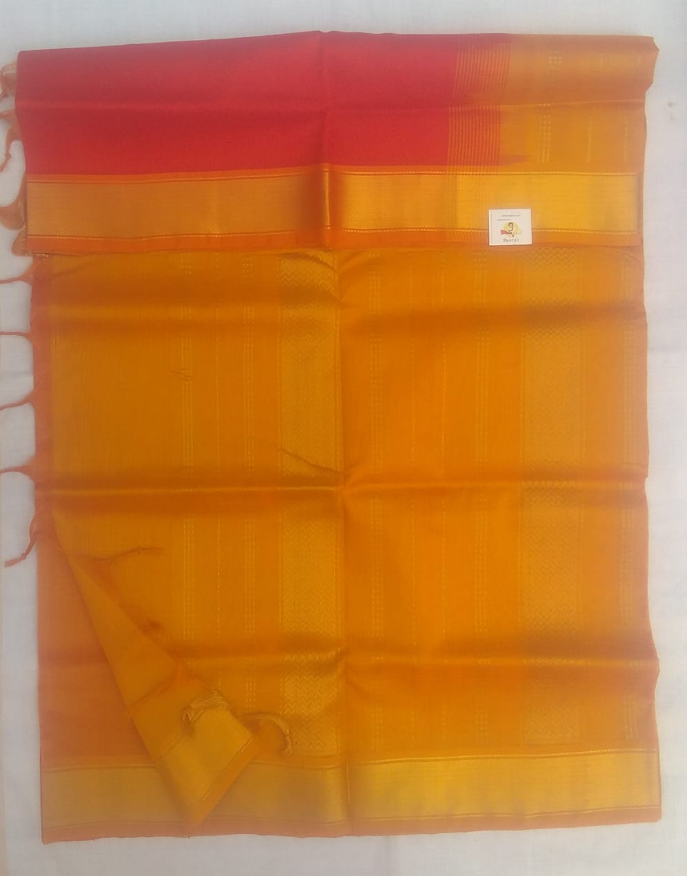 Kadi Jari border- Andhra Silk Cotton 6 yards