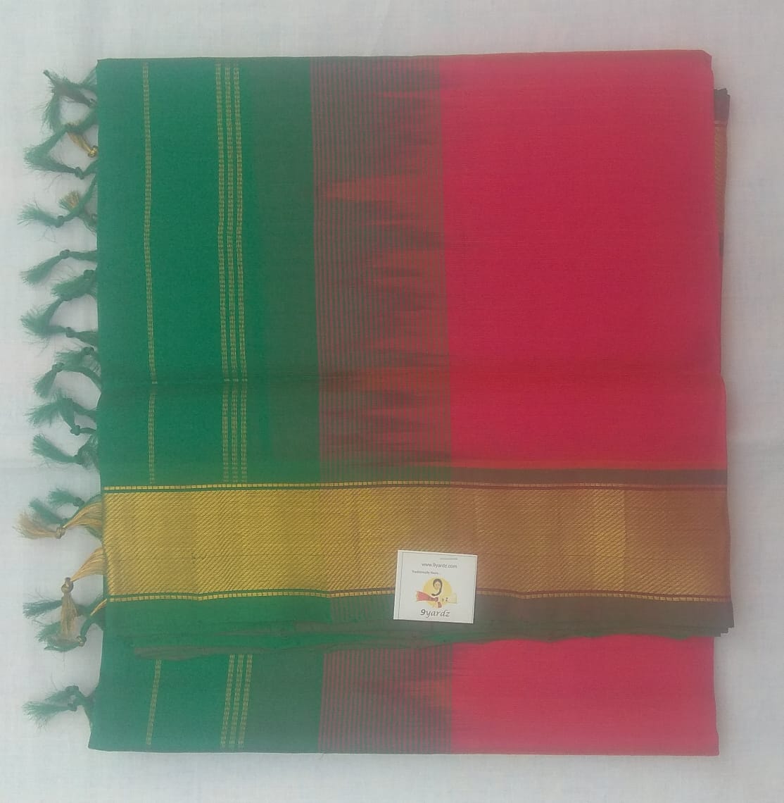 Kadi Jari border- Andhra Silk Cotton 6 yards