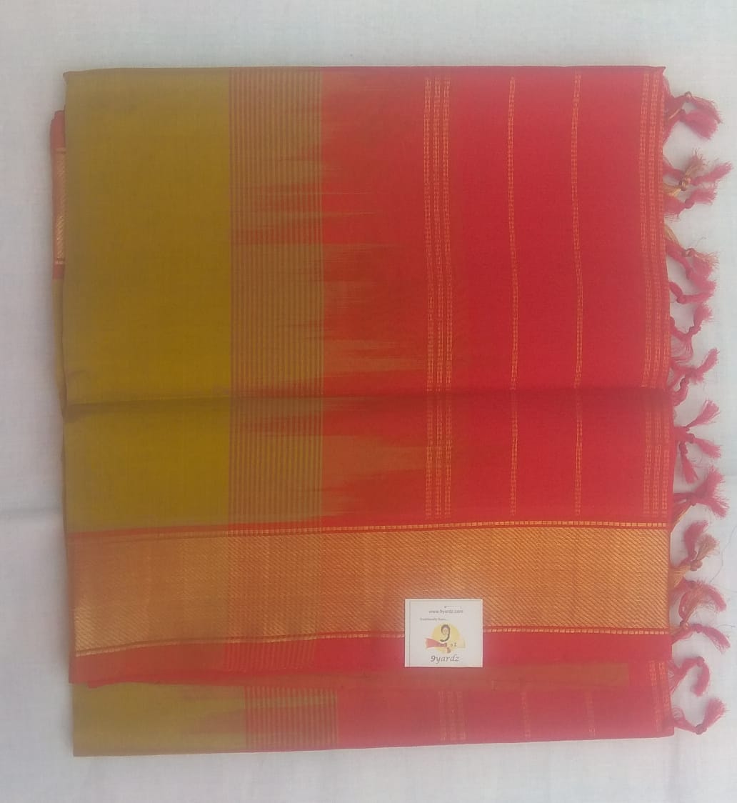 Kadi Jari border- Andhra Silk Cotton 6 yards