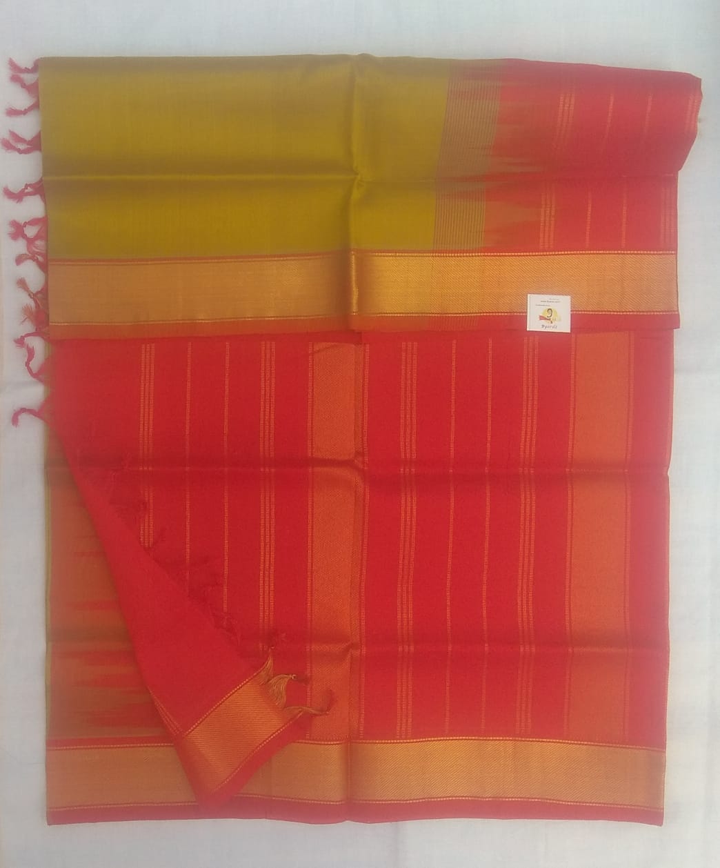 Kadi Jari border- Andhra Silk Cotton 6 yards
