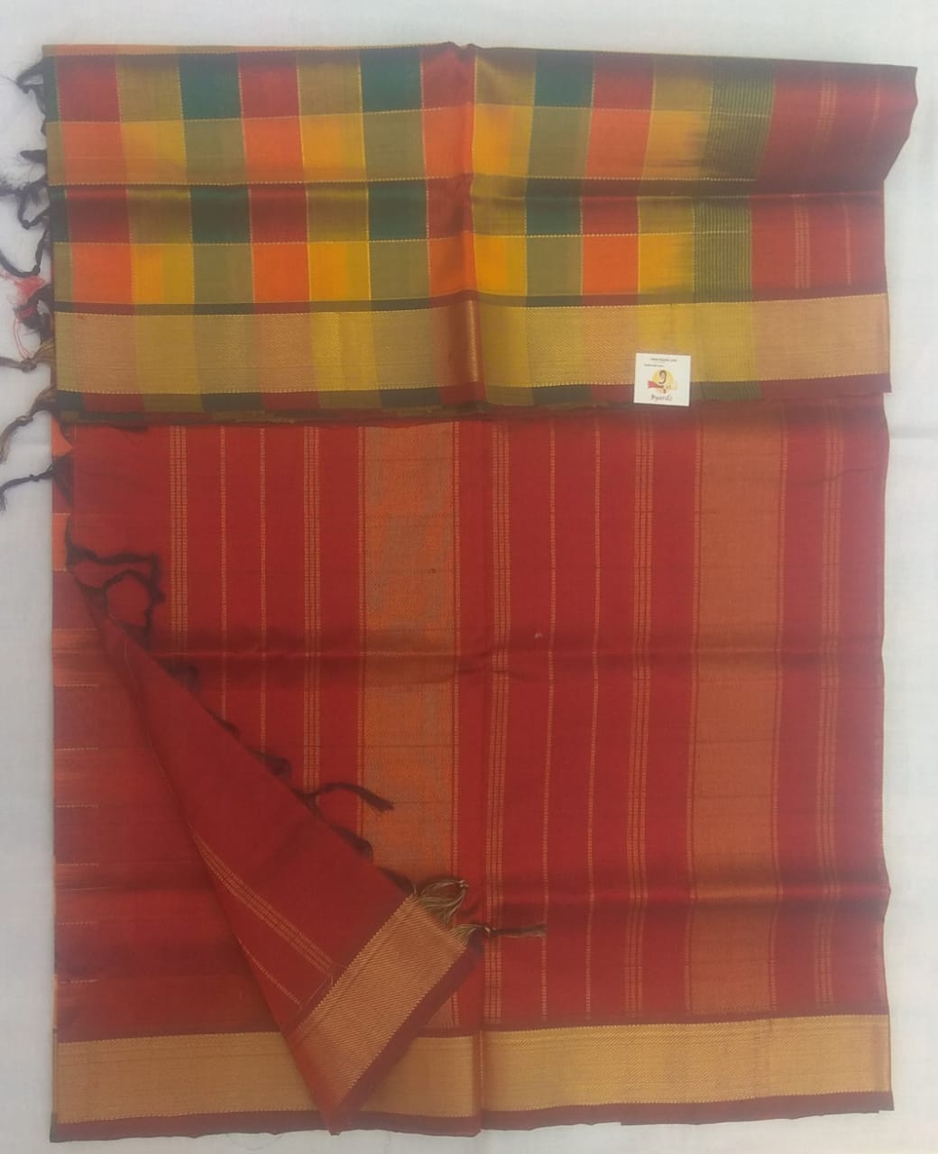 Paalum pazhamum kattam- Andhra Silk Cotton 6 yards