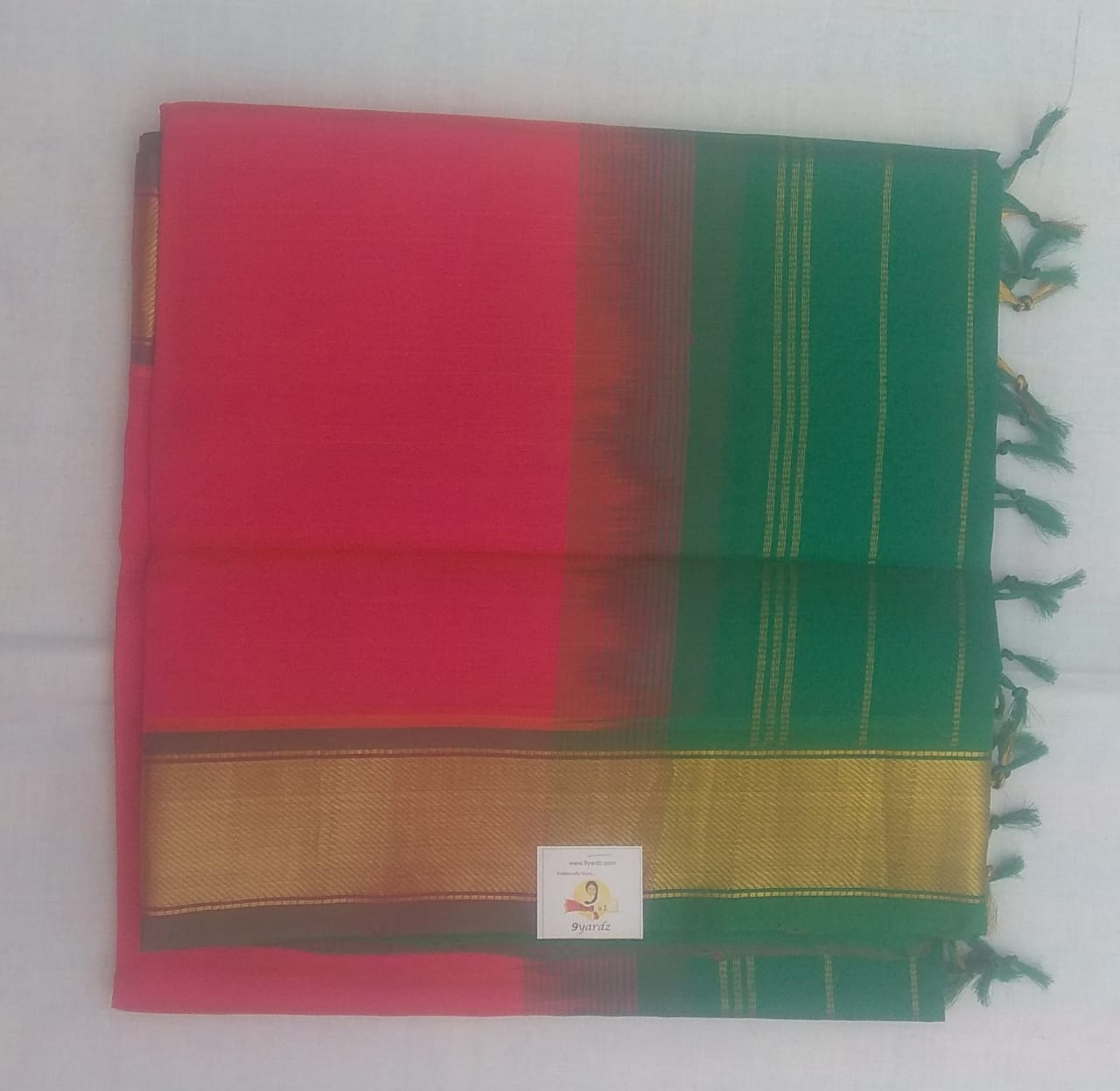Kadi Jari border- Andhra Silk Cotton 6 yards