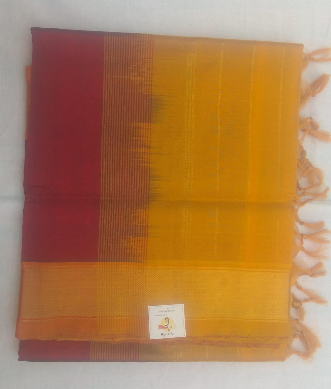 Kadi Jari Border- Andhra Silk Cotton 6 yards