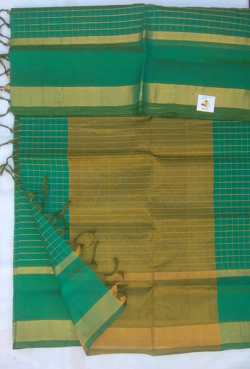 Jari kattam (body)- Andhra Silk Cotton 6 yards