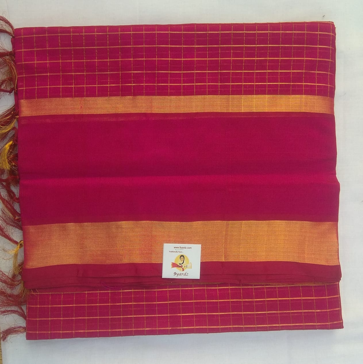 Jari kattam (body)- Andhra Silk Cotton 6 yards