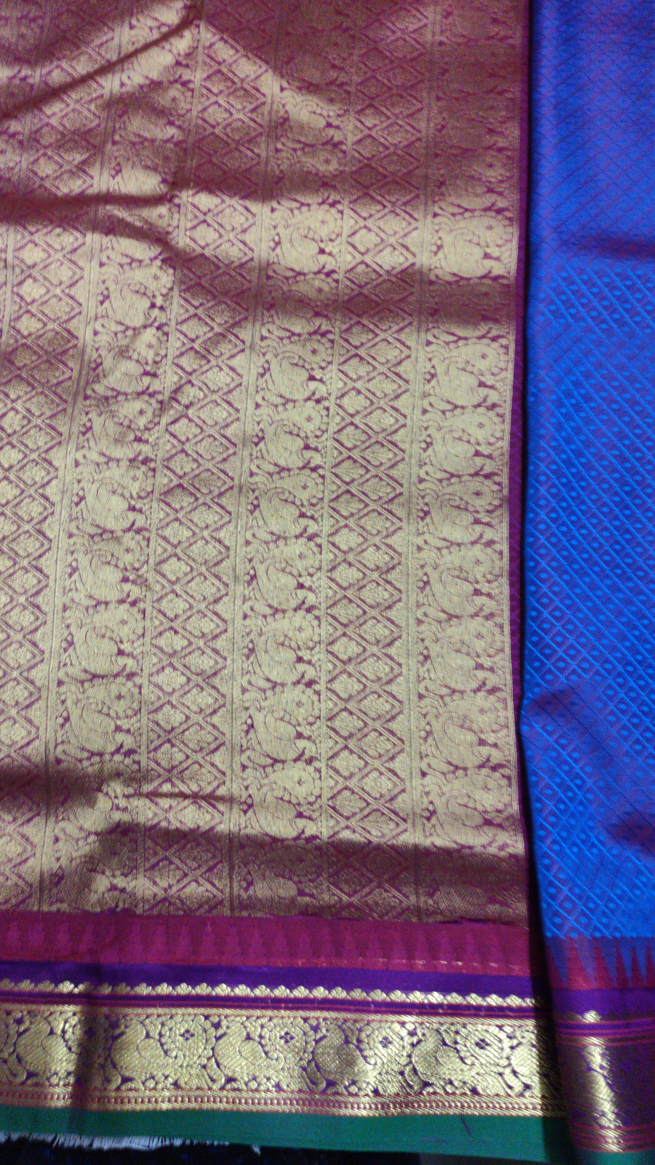 Naarpattu Poly silk 10yardz