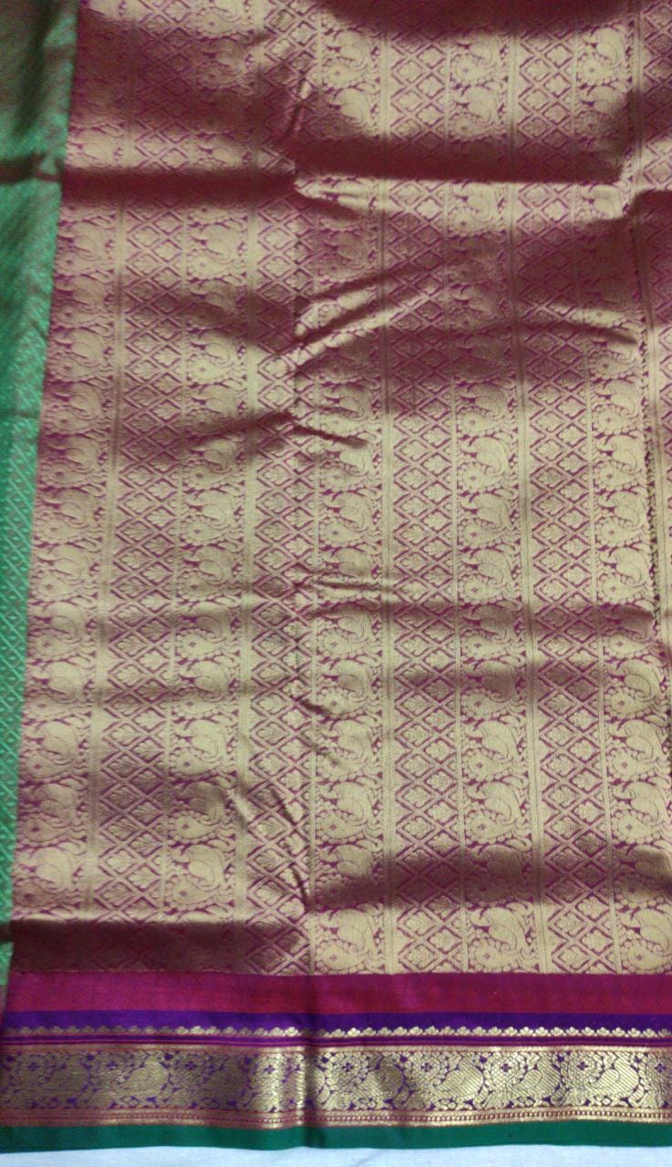Naarpattu Poly silk 10yardz