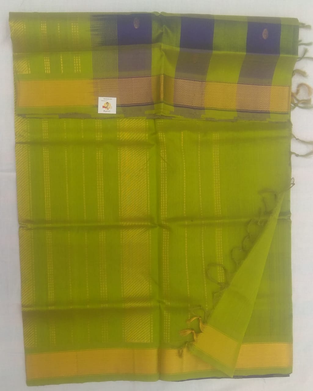 Paalum pazhamum kattam and Butta in body- Andhra Silk Cotton 6 yards
