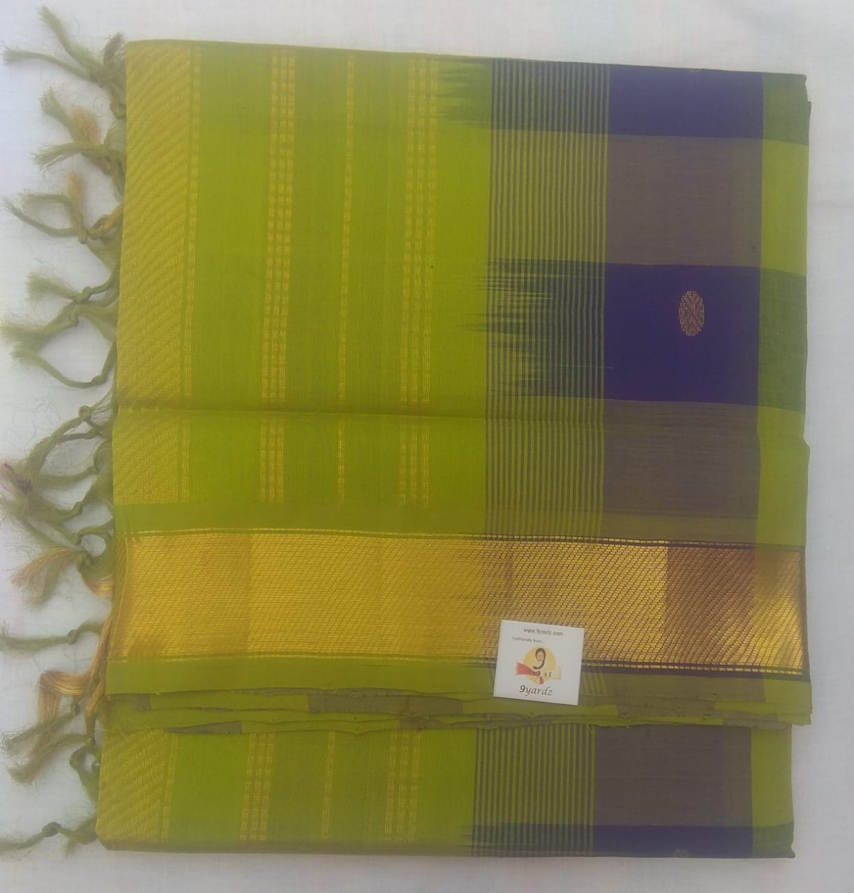 Paalum pazhamum kattam and Butta in body- Andhra Silk Cotton 6 yards
