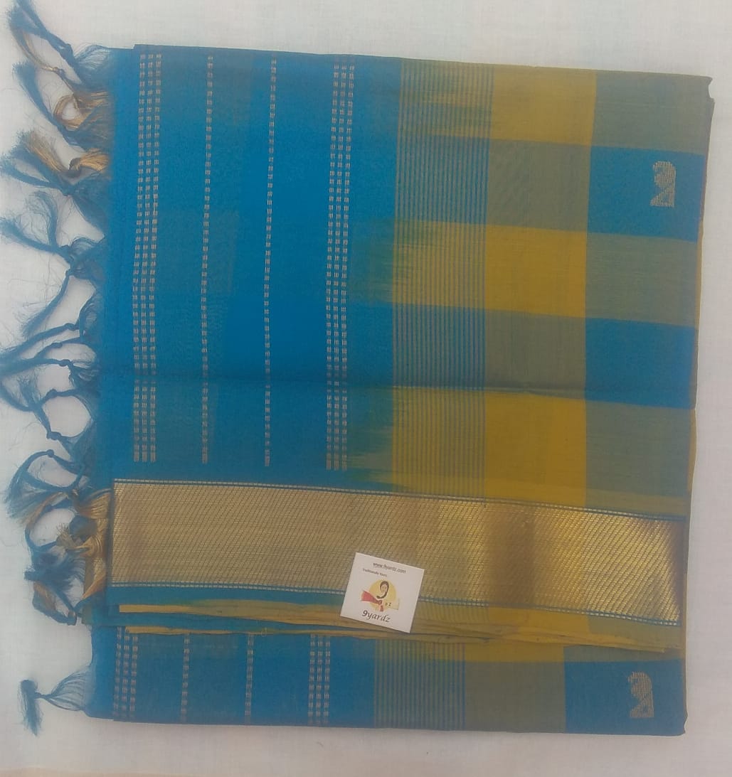Paalum pazhamum kattam and Butta in body- Andhra Silk Cotton 6 yards