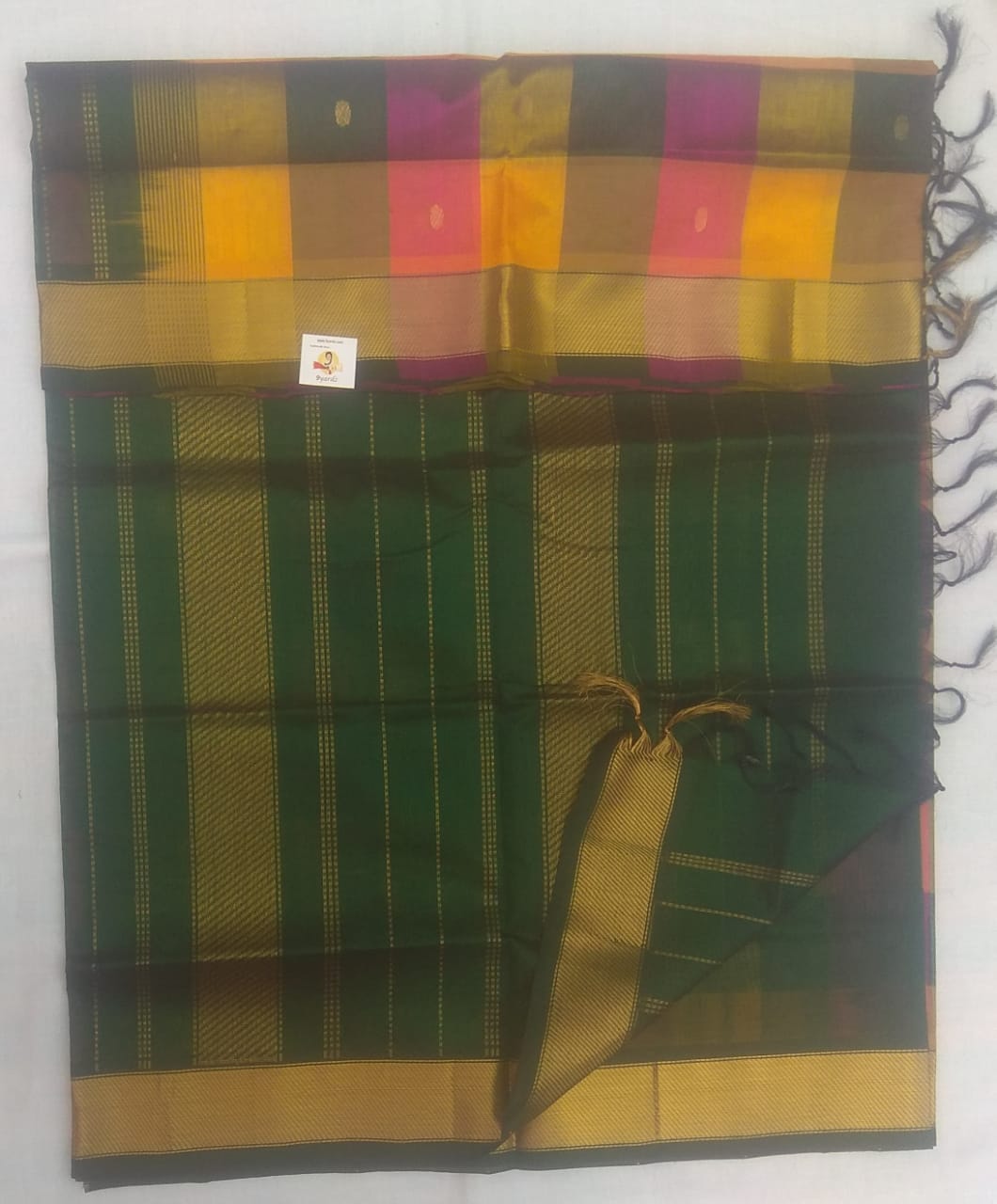 Paalum paalum kattam and Butta in body- Andhra Silk Cotton 6 yards