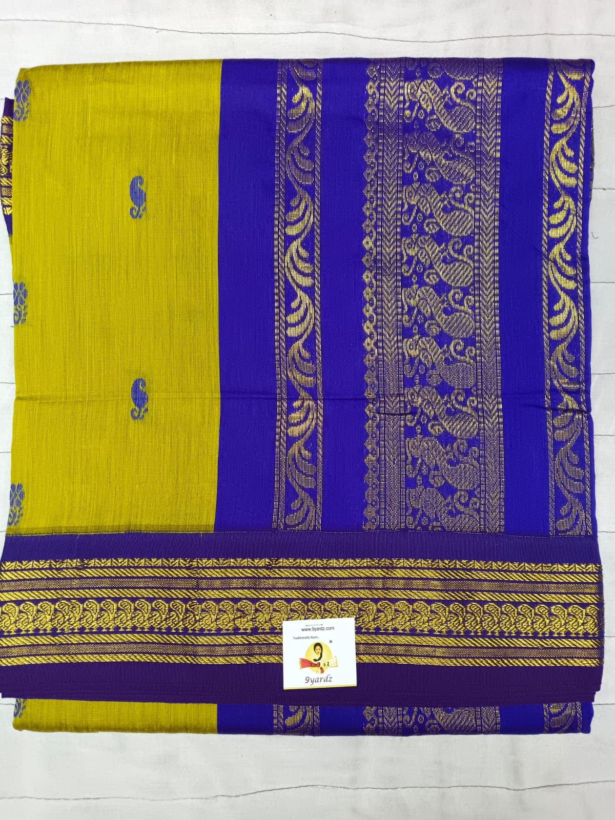 Kalyani Cotton Butta  9.5yards