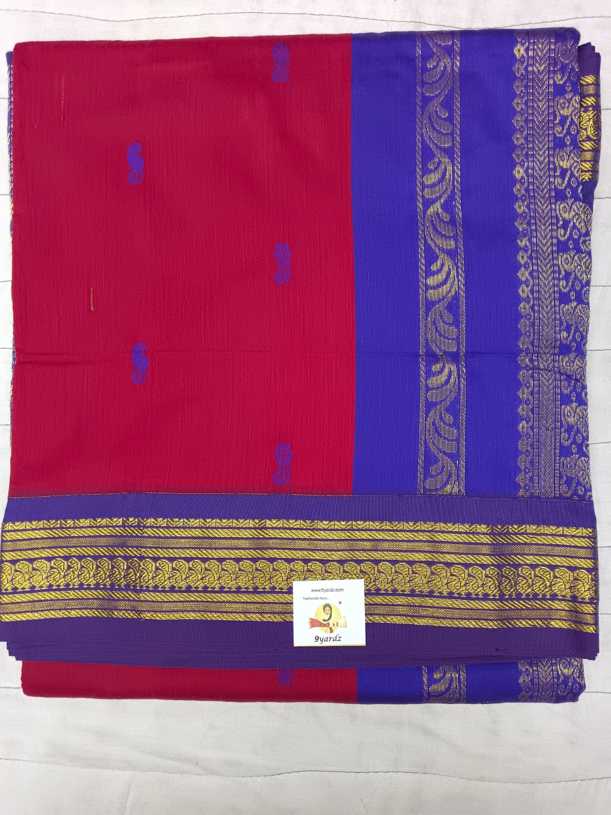 Kalyani Cotton Butta  9.5yards