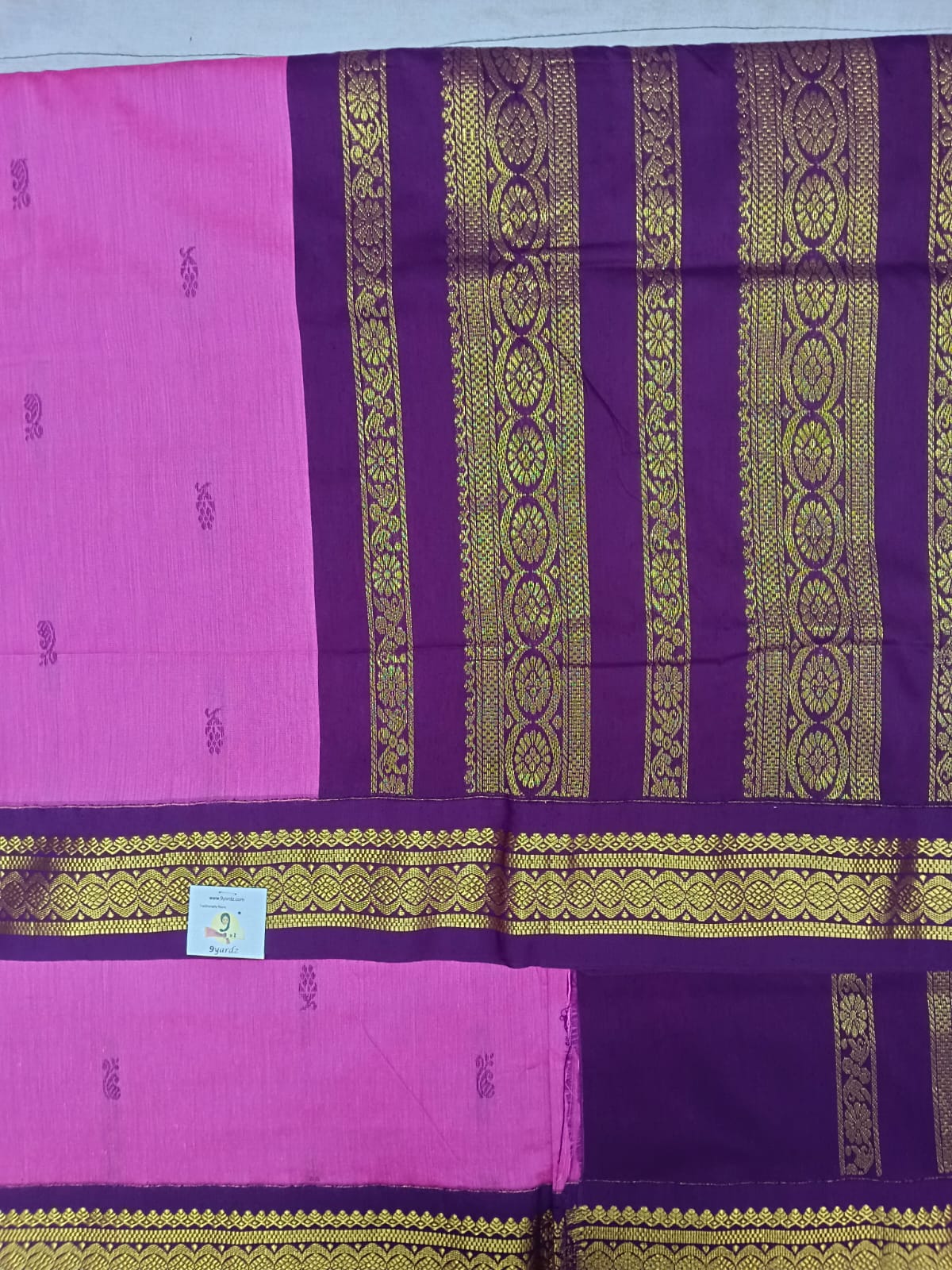 Kalyani Cotton Butta  9.5yards