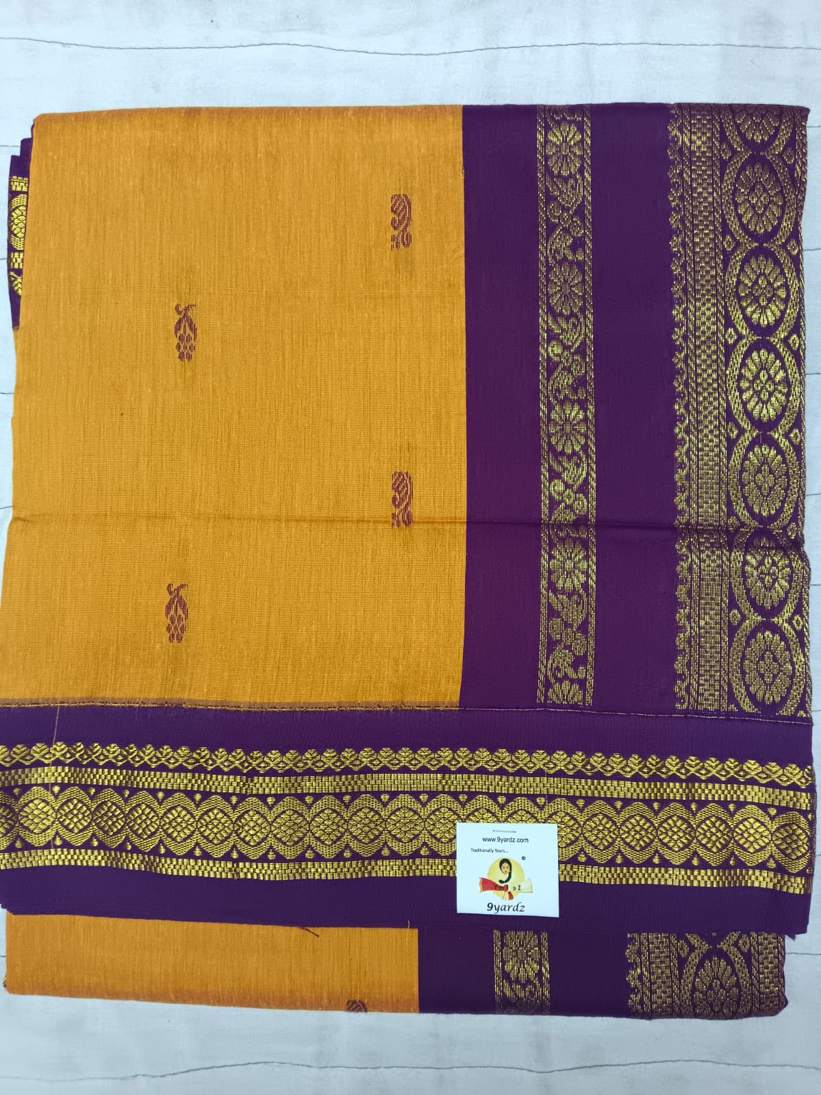 Kalyani Cotton Butta  9.5yards