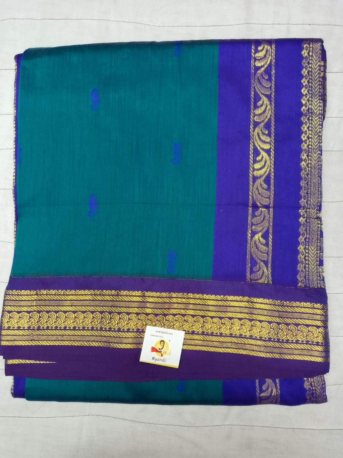 Kalyani Cotton Butta  9.5yards