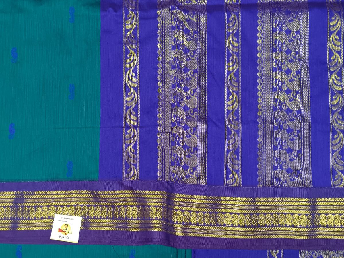 Kalyani Cotton Butta  9.5yards