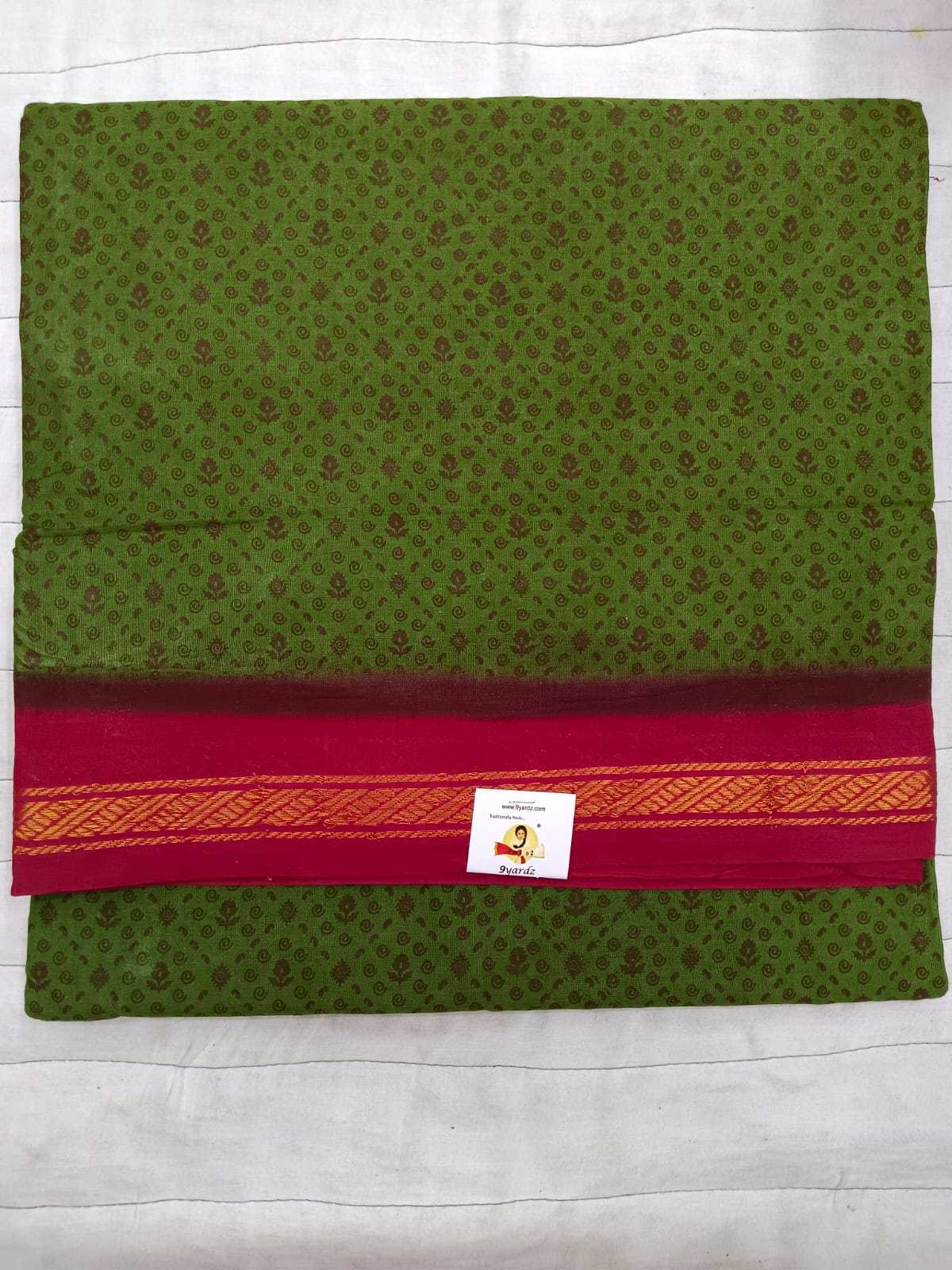 Sungudi cotton 10.5 yards madisar