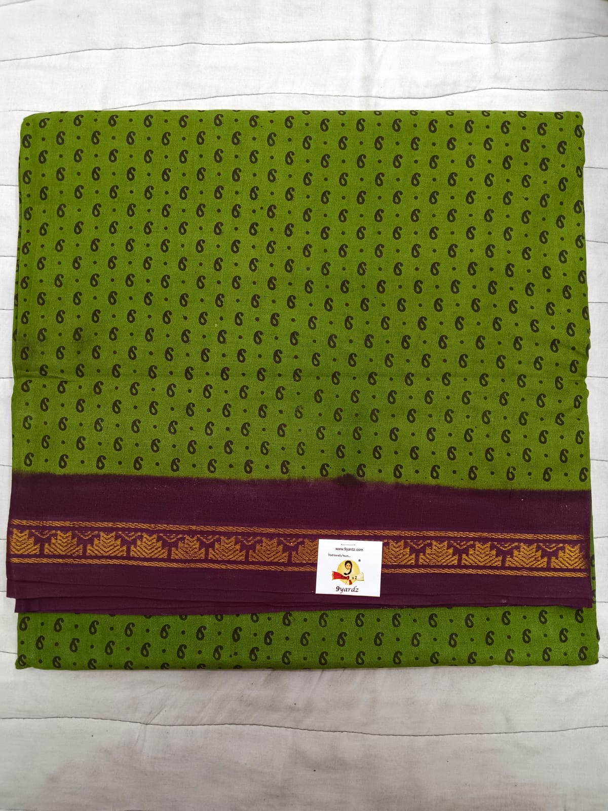 Sungudi cotton 10.5 yards madisar