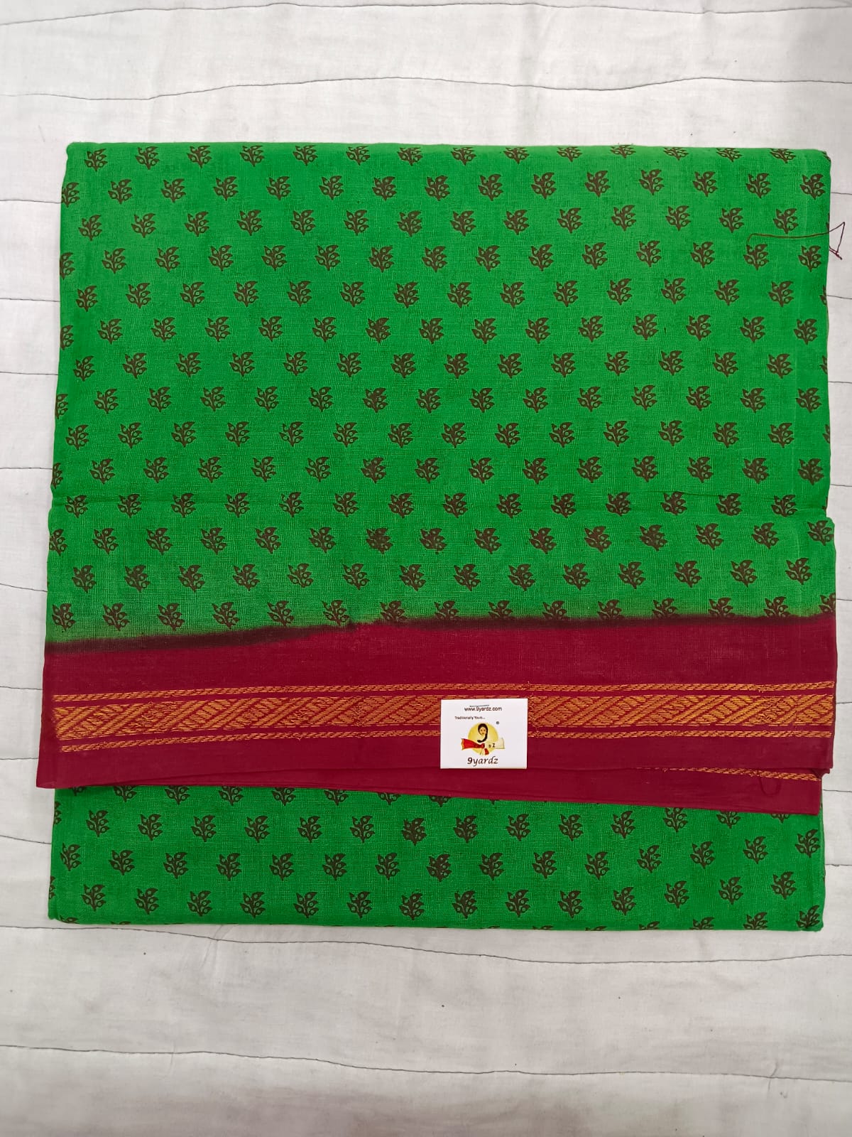 Sungudi cotton 10.5 yards madisar