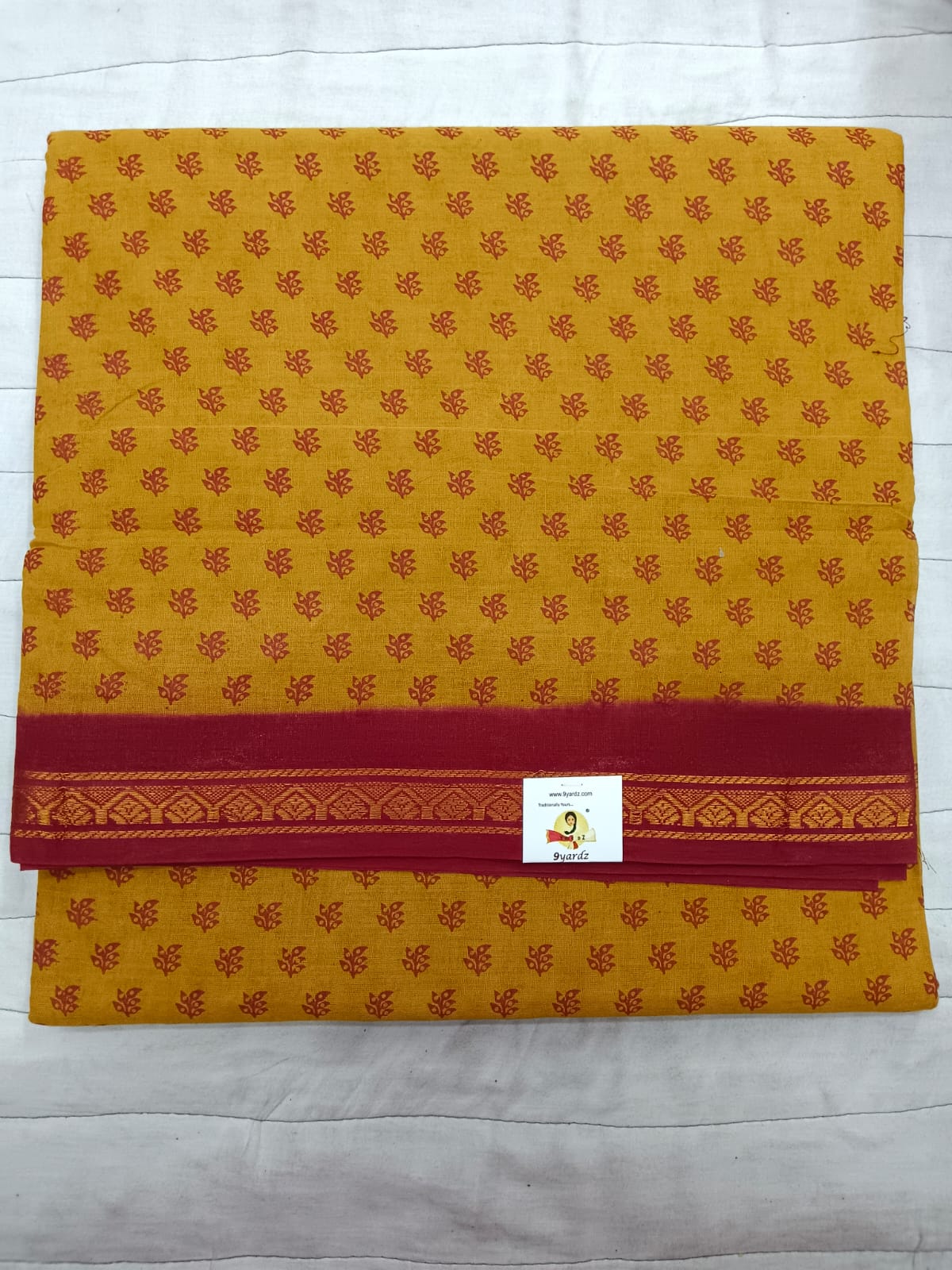 Sungudi cotton 10.5 yards madisar