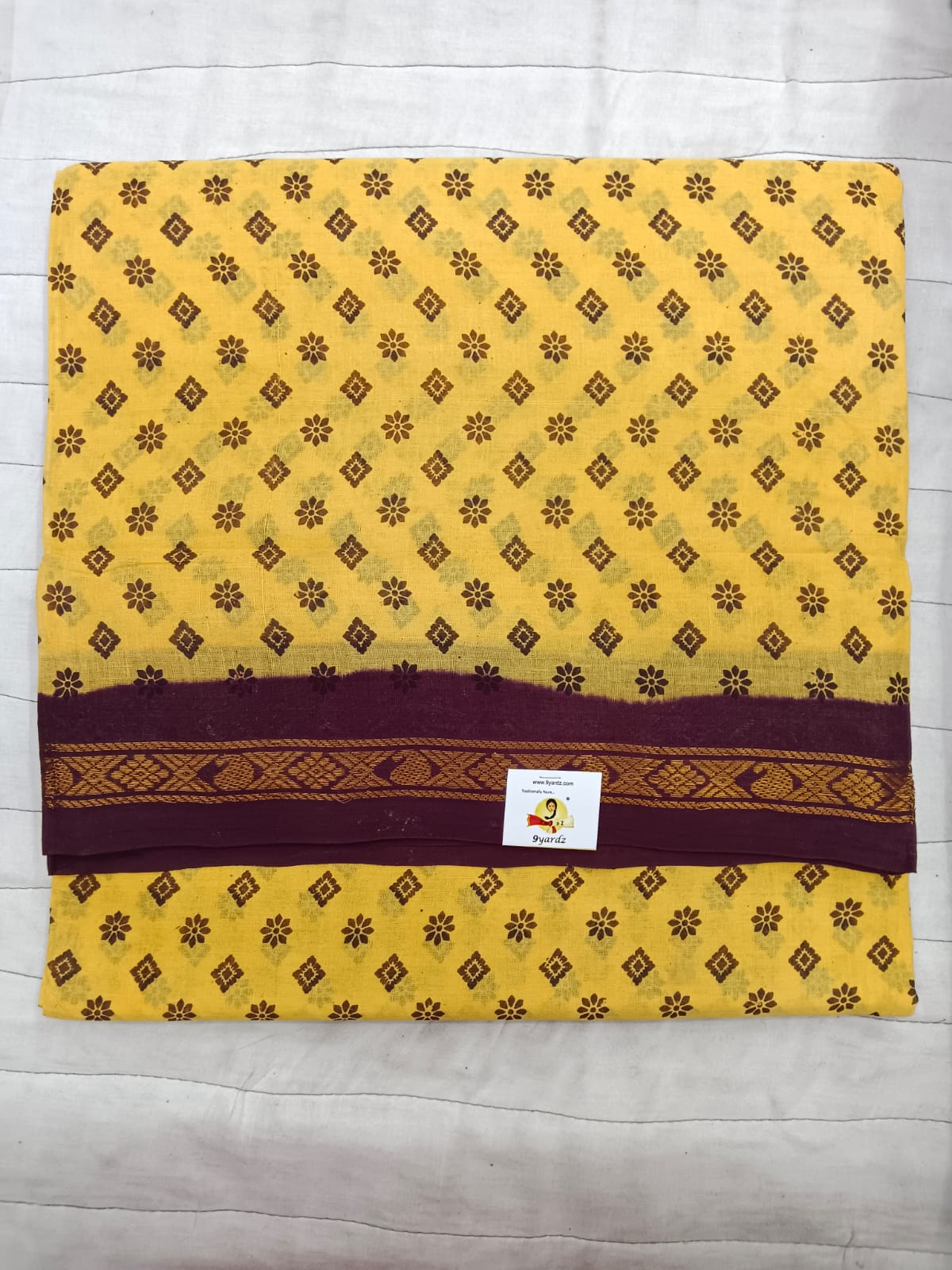 Sungudi cotton 10.5 yards madisar