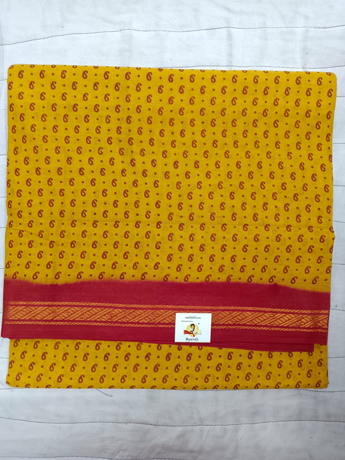 Sungudi cotton 10.5 yards madisar