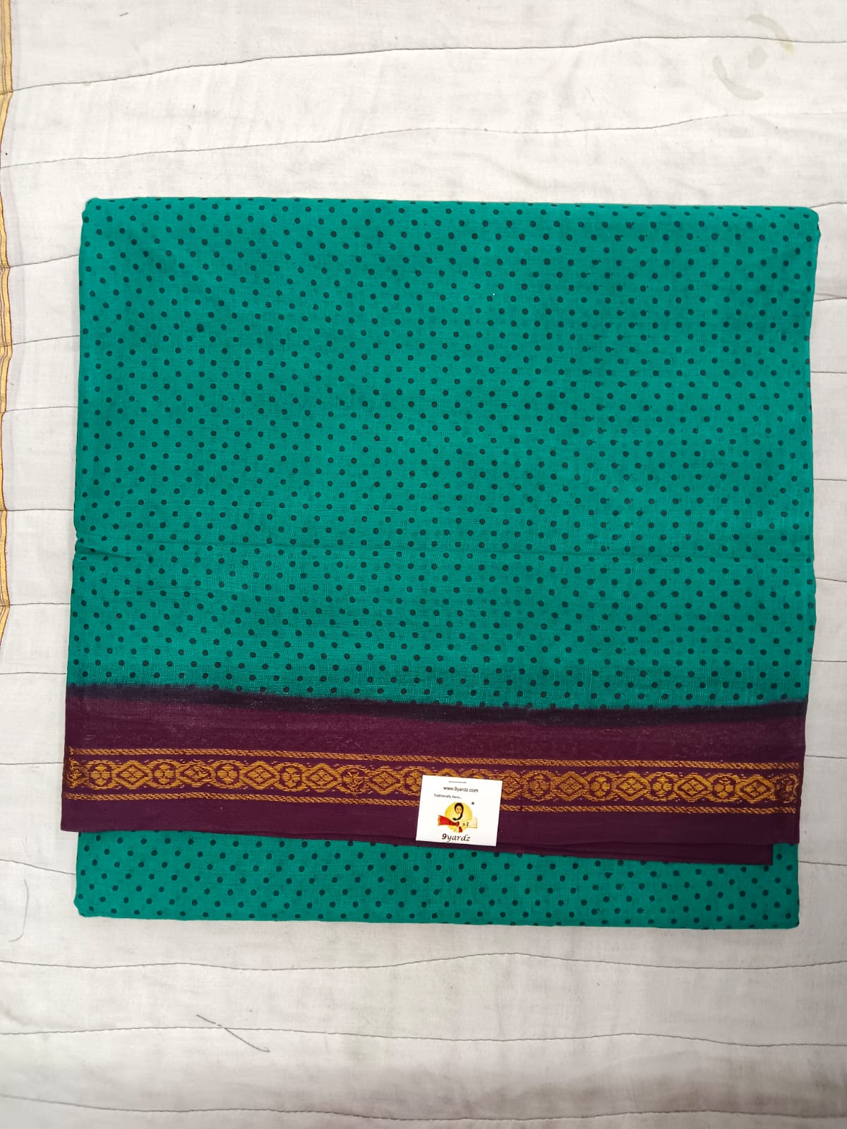Sungudi cotton 10.5 yards madisar