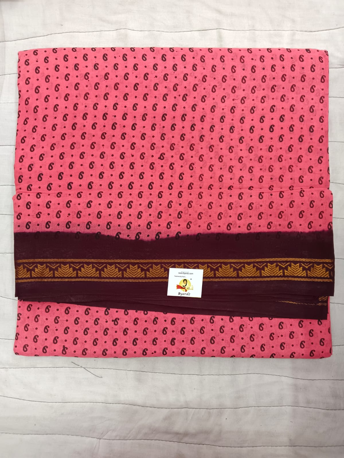 Sungudi cotton 10.5 yards madisar