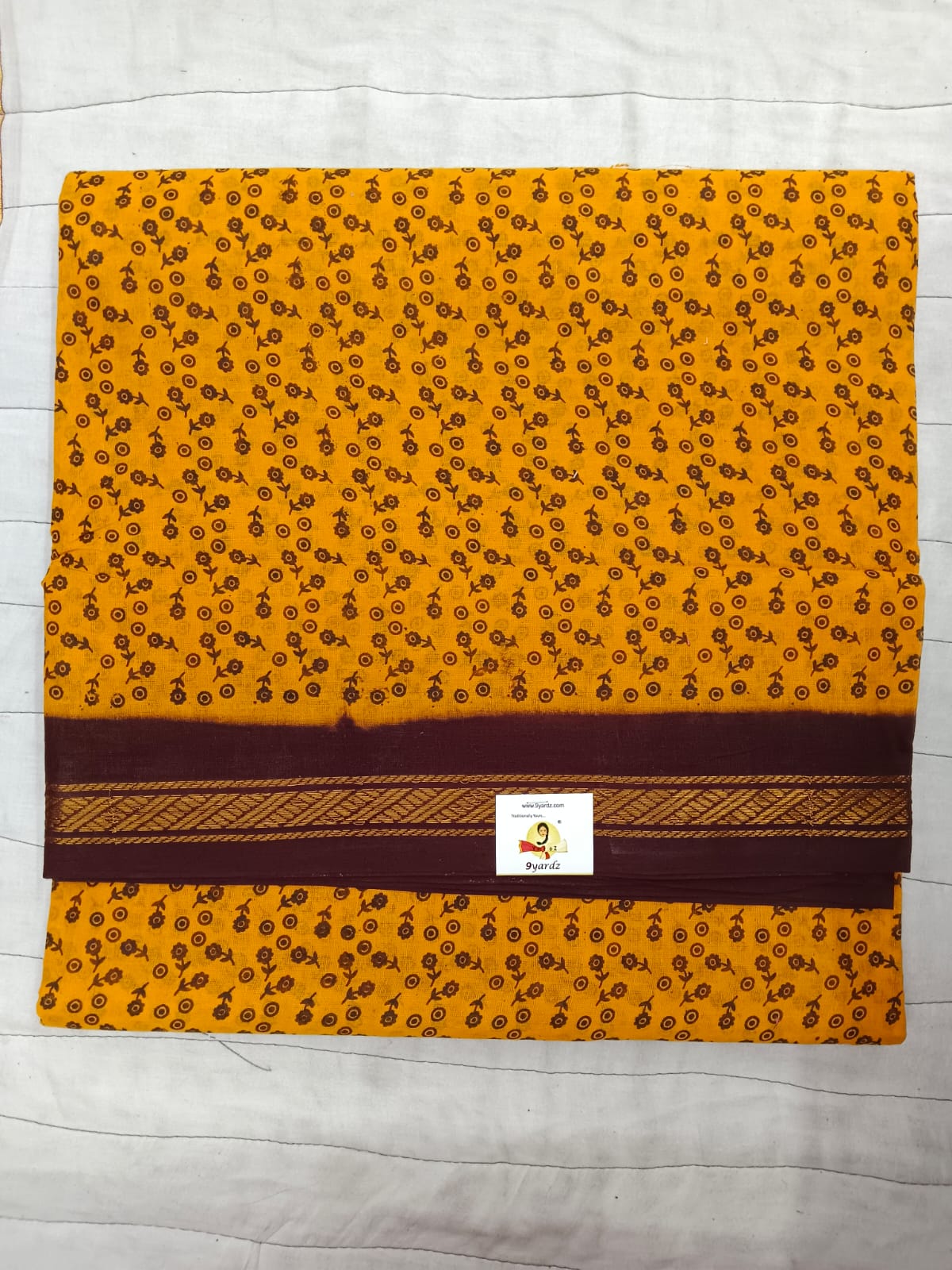 Sungudi cotton 10.5 yards madisar