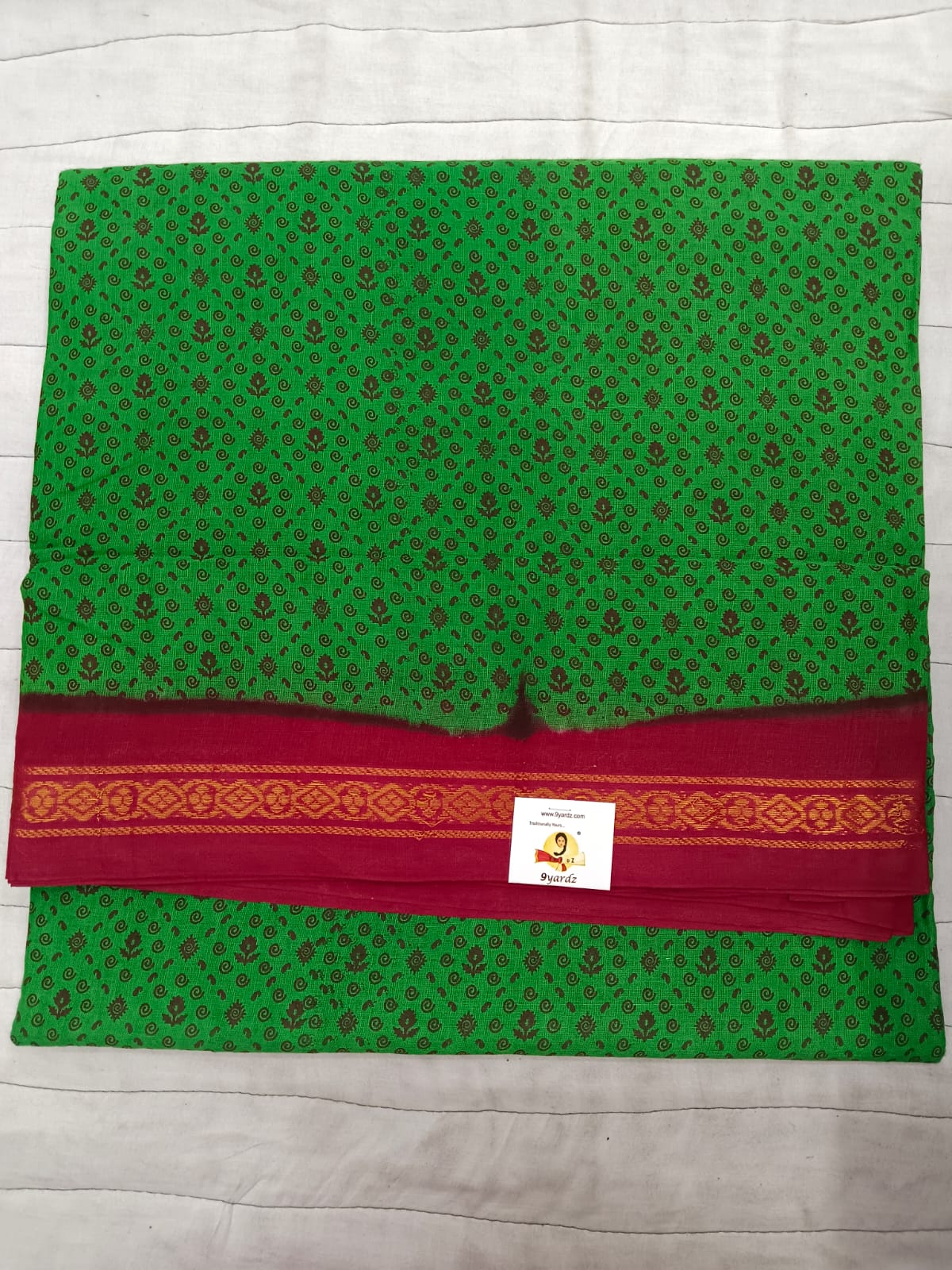 Sungudi cotton 10.5 yards madisar