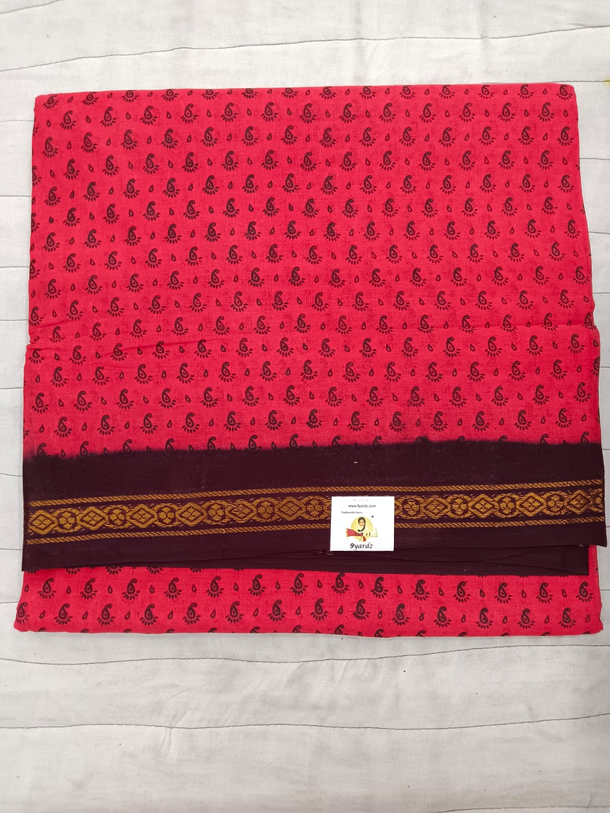Sungudi cotton 10.5 yards madisar