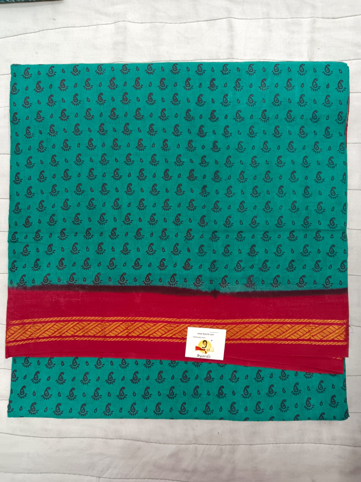 Sungudi cotton 10.5 yards madisar
